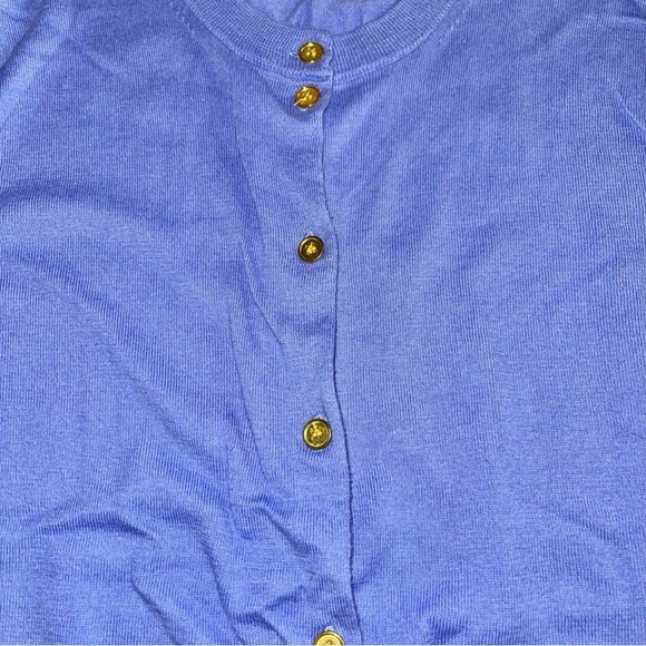 Loft Periwinkle Soft Sweater Sz M - Picture 2 of 3